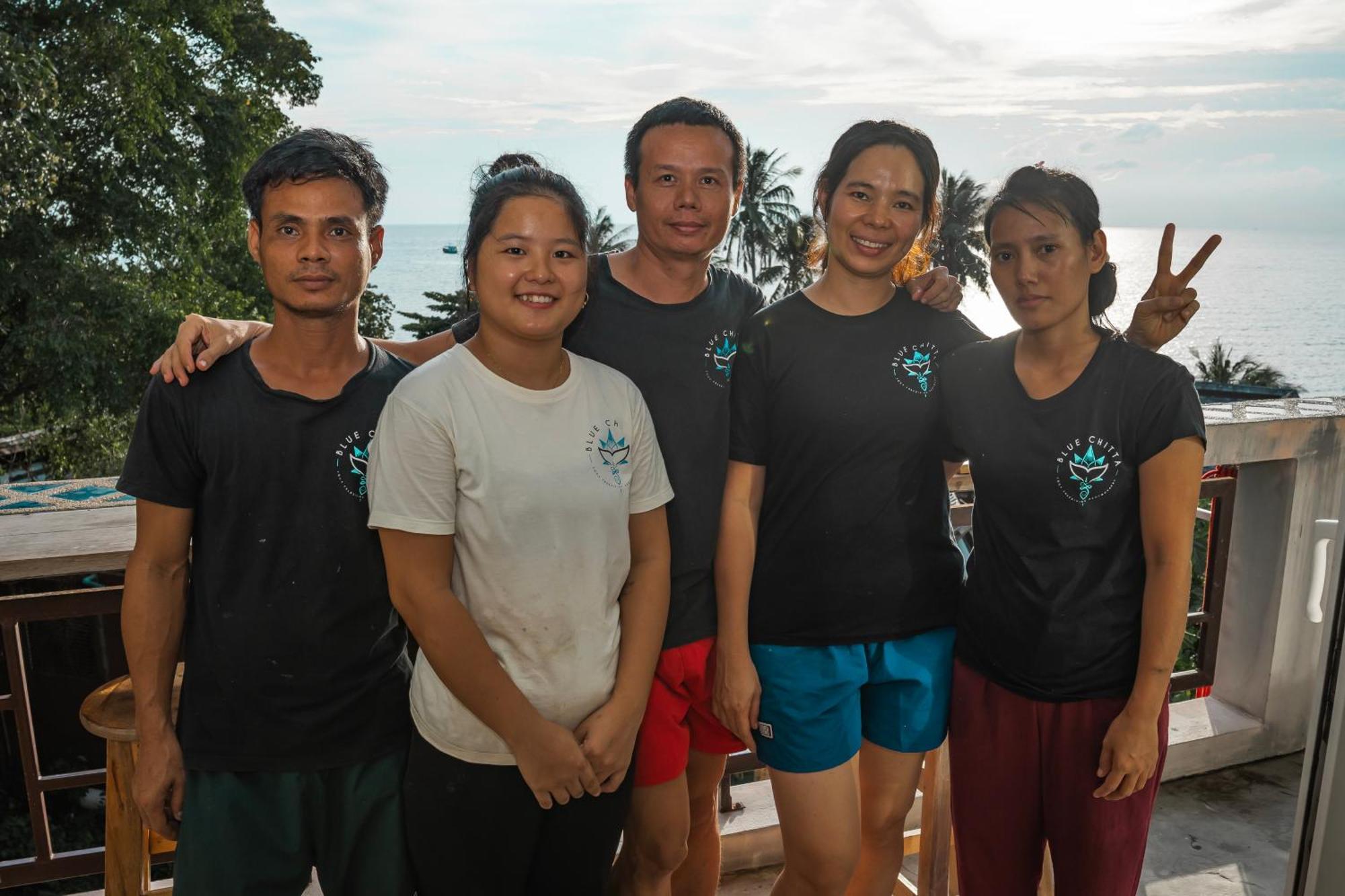 Blue Chitta Yoga & Freediving Vandrarhem Koh Tao Exteriör bild